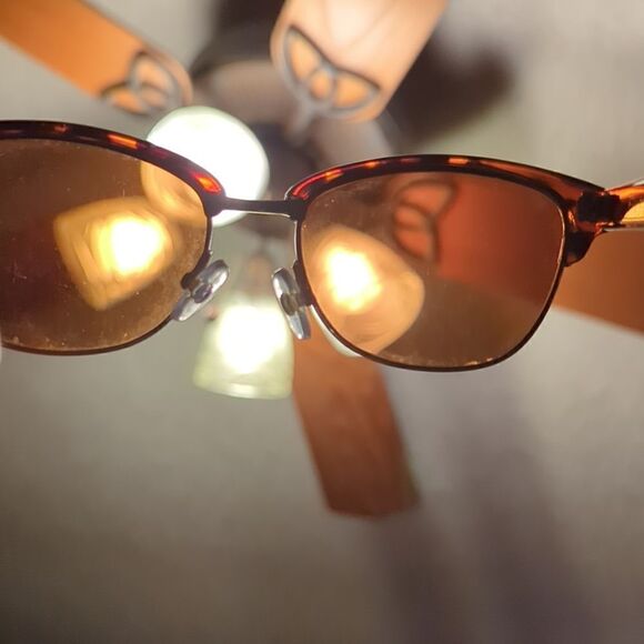 FOSTER GRANT BROWLINE TORTOISE AND GOLD FINISH CLUB MASTER STYLE LP 1801 TORT - Picture 11 of 11